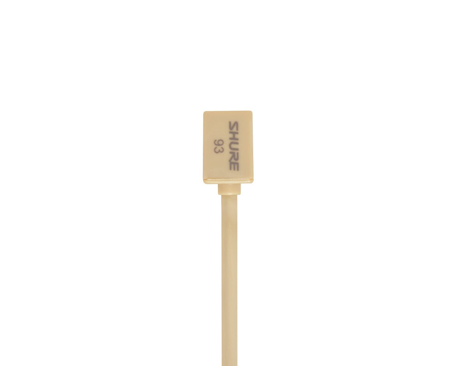 Shure WL93T Omnidirectional Condenser Mini Lav Mic 4ft Cable TQG Tan