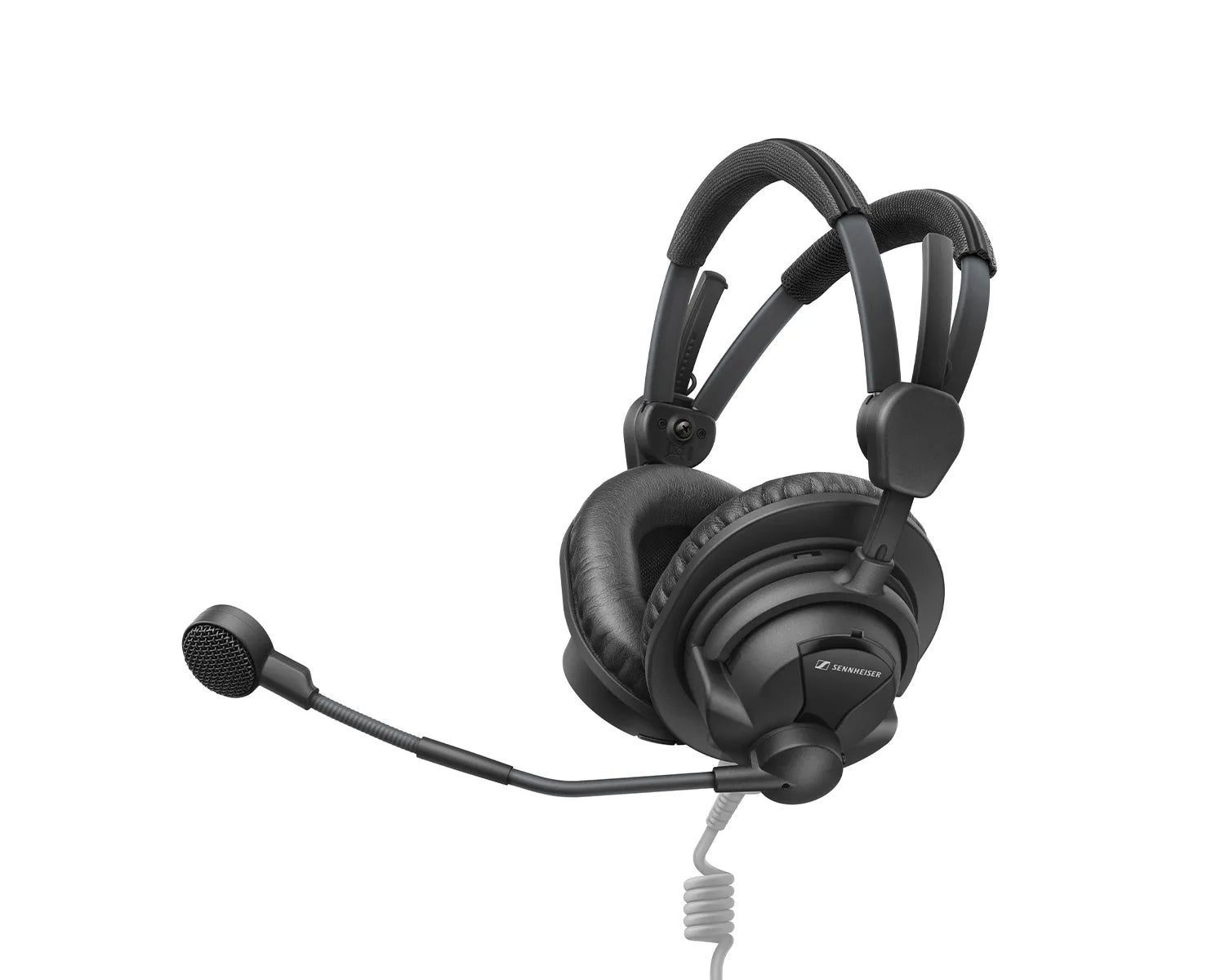 Sennheiser HMD 27 Broadcast Headset Dual Sided Dynamic Microphone