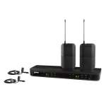 Shure BLX188/CVL (K3E) Dual Wireless Presenter System with 2 x CVL Lavalier Clip-On Microphones