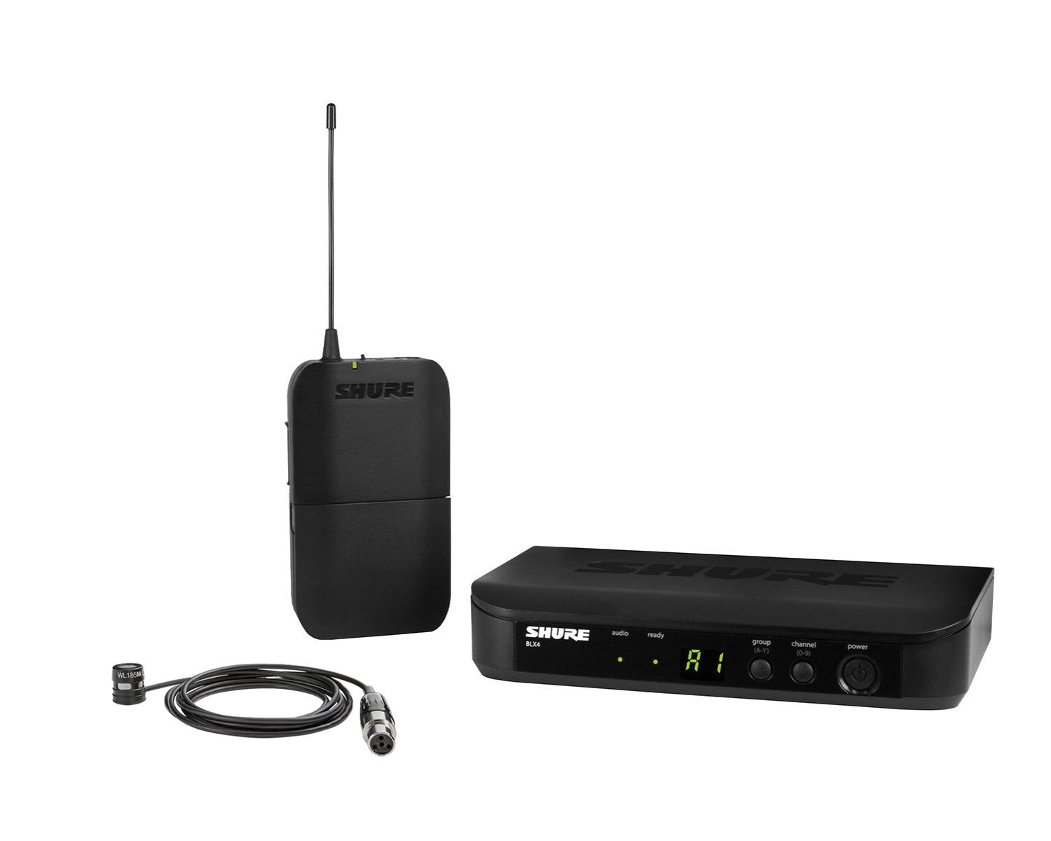 Shure BLX14/W85M (K3E) Wireless Presenter System with WL185 Cardioid Lavalier Microphone