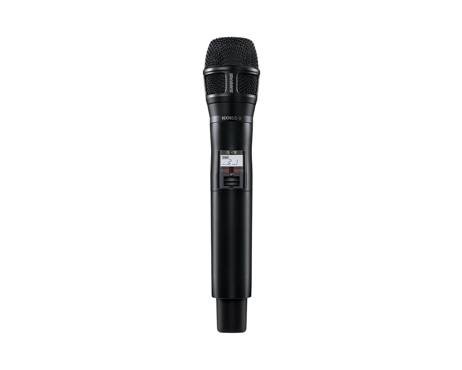 Shure QLXD2/N8SB (K51) Wireless Handheld Transmitter with Nexadyne 8/S Supercardioid Capsule (Black)