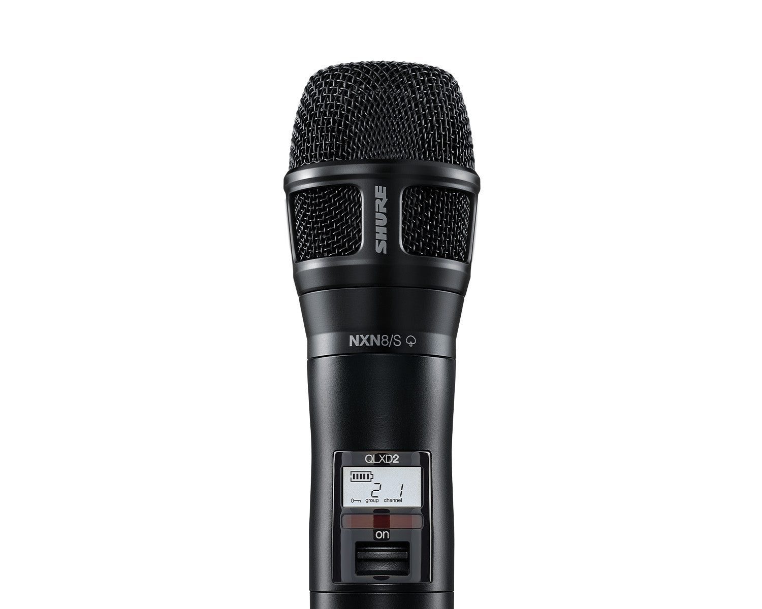 Shure QLXD2/N8SB (K51) Wireless Handheld Transmitter with Nexadyne 8/S Supercardioid Capsule (Black)