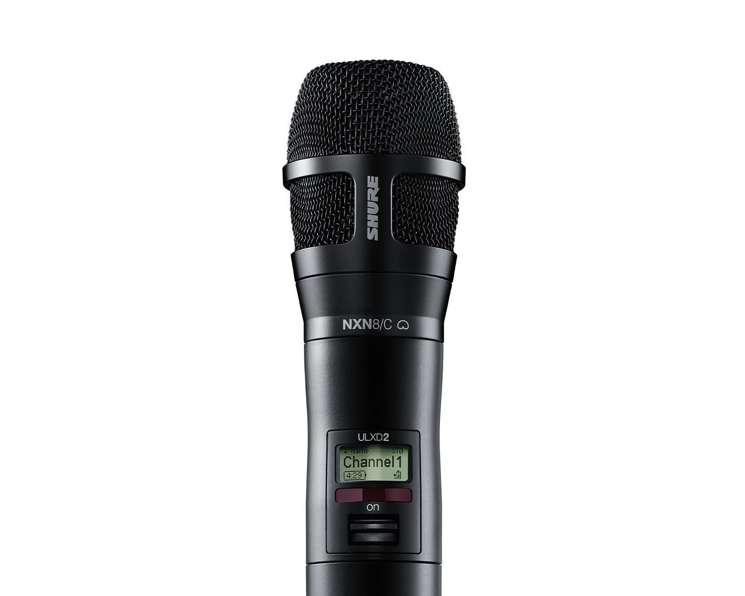 Shure ULXD2/N8CB (K51) Wireless Handheld Transmitter with Nexadyne 8/C Cardioid Capsule (Black)