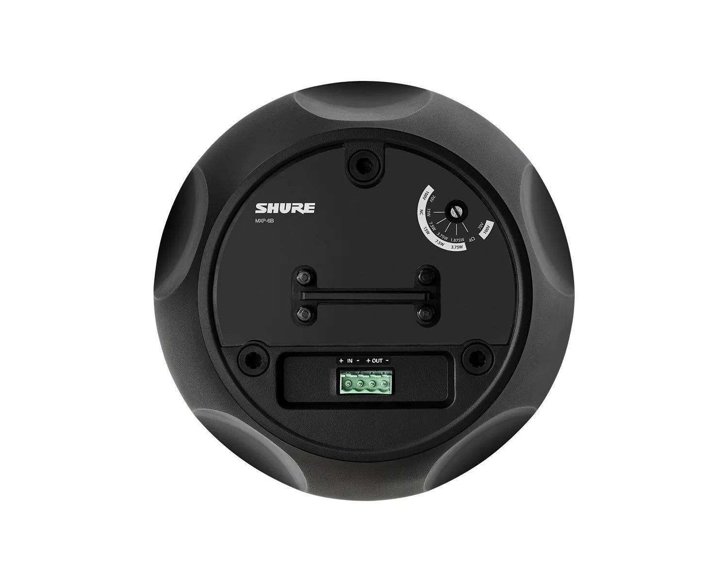 Shure MXP-6B 4″ Pendant Speaker 100V