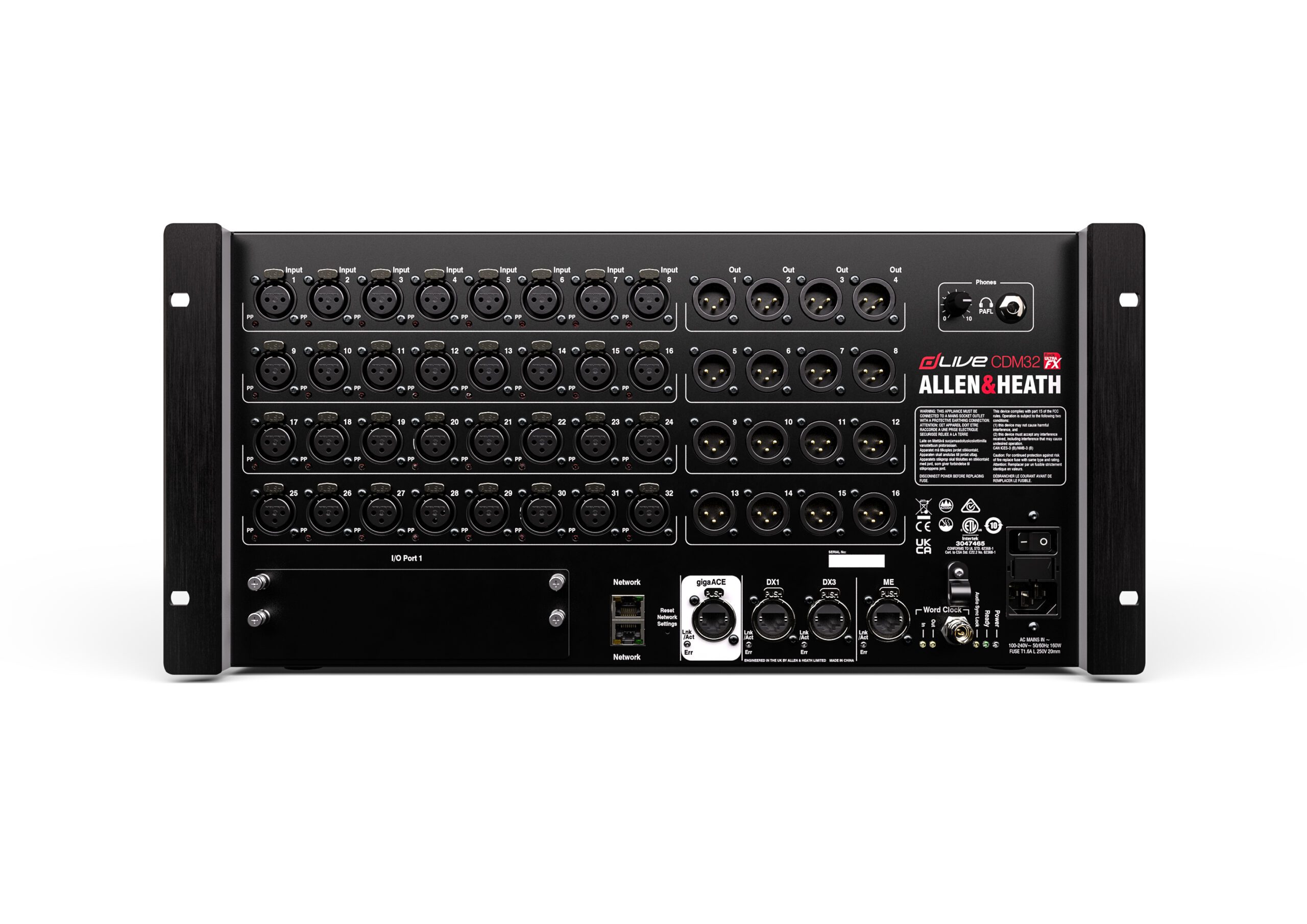 Allen & Heath dLive CDM32U MixRack with UltraFX