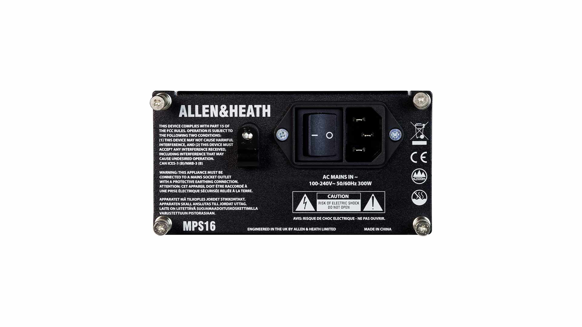 Allen & Heath MPS-16 Hot Swap power supply for dLive S systems