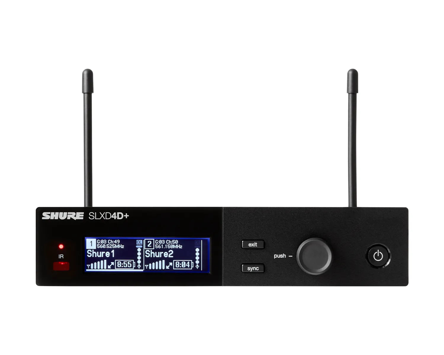 Shure SLXD4D+ (K55) Dual Wireless Receiver