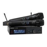 Shure SLXD24D+/N8C (K55) Dual Wireless Vocal System