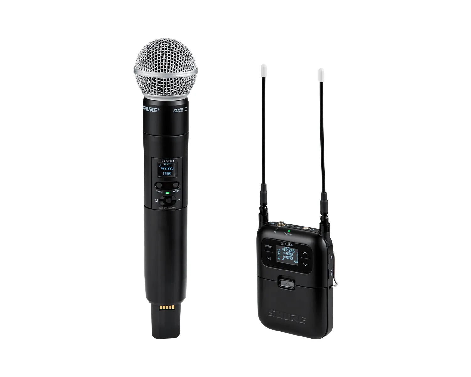 Shure SLXD25+/SM58 (K55) Portable Wireless Vocal System