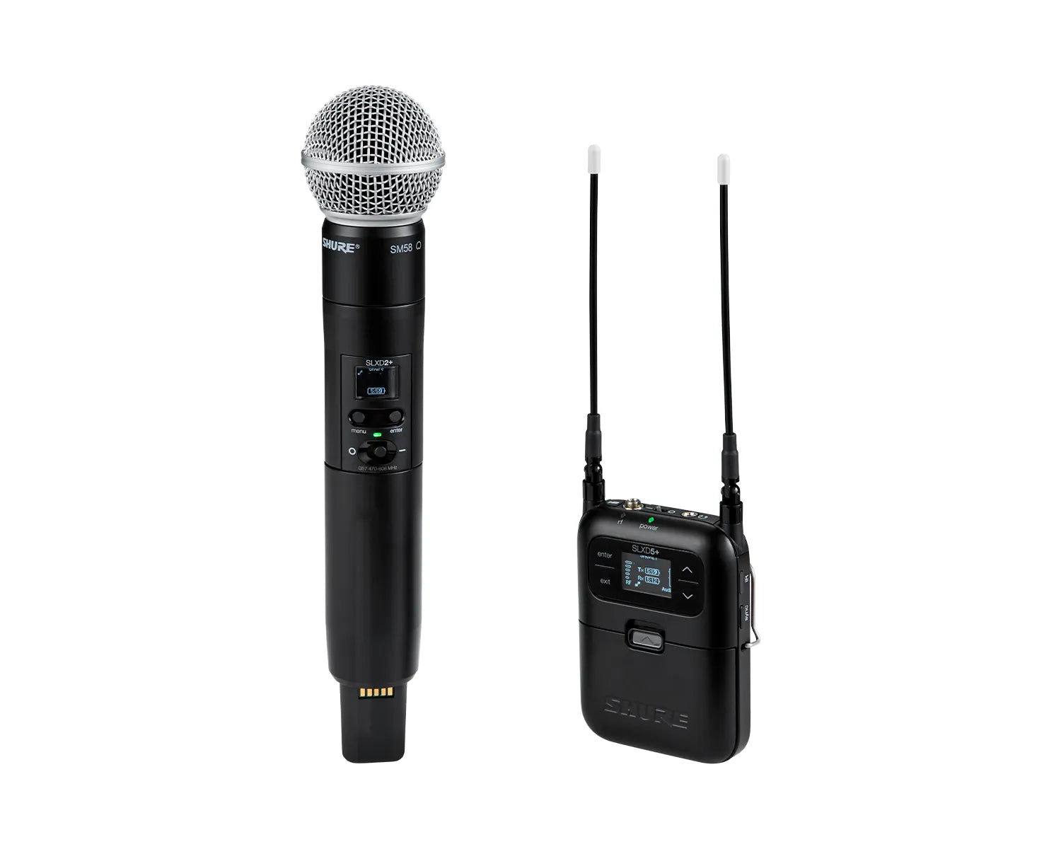 Shure SLXD25+/SM58 (S50) Portable Wireless Vocal System