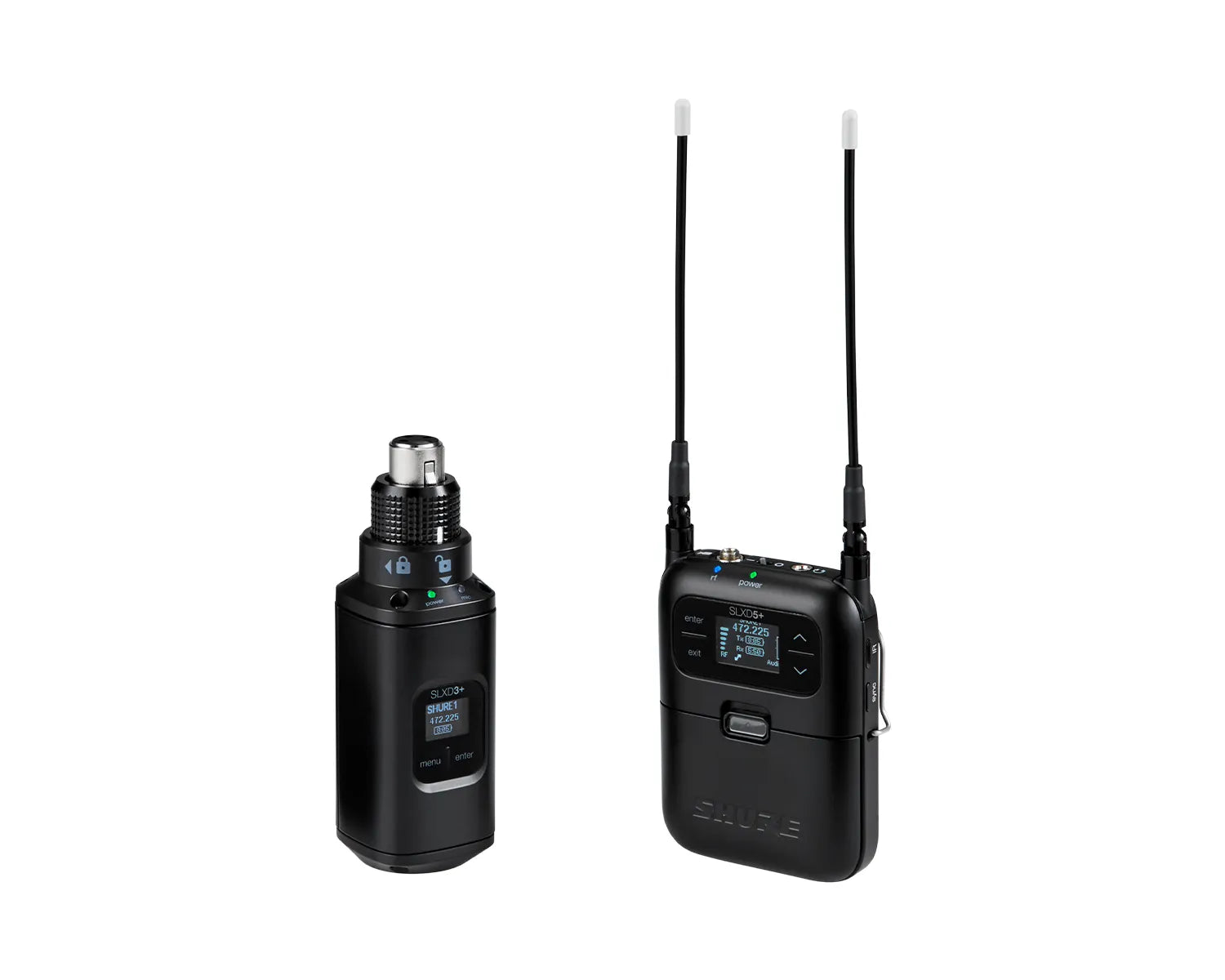 Shure SLXD35+ (K55) Portable Wireless Plug-On System with SLXD3+ Plug-On Transmitter and SLXD5+ Portable Receiver