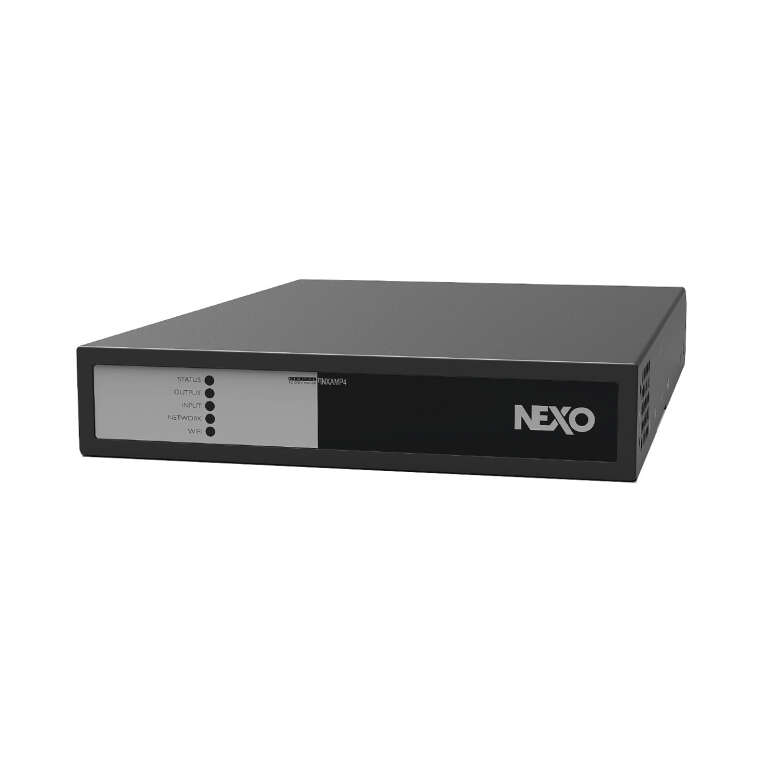 NEXO nanoNXAMP4-D Amplifier & Controller with Dante