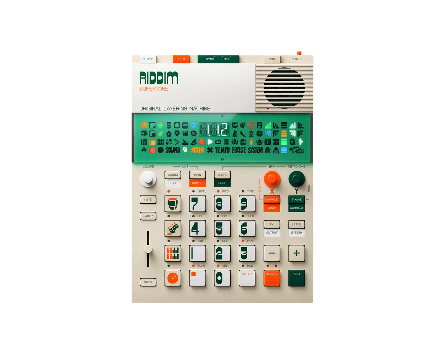 Teenage Engineering EP-40 RIDDIM Sampler/Composer with TING FX Mic