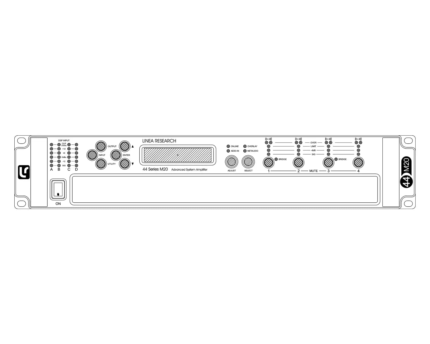 Linea Research 44M6 Power Amplifier
