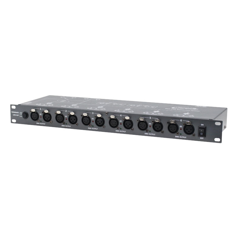 Transcension RS6 Rackmount DMX Distribution Splitter Transcension RS6 Rackmount DMX Distribution Splitter