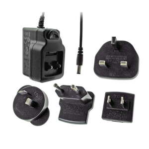 Transcension Universal 12V DC 500mA Power Supply (UK, EU, US, AU)