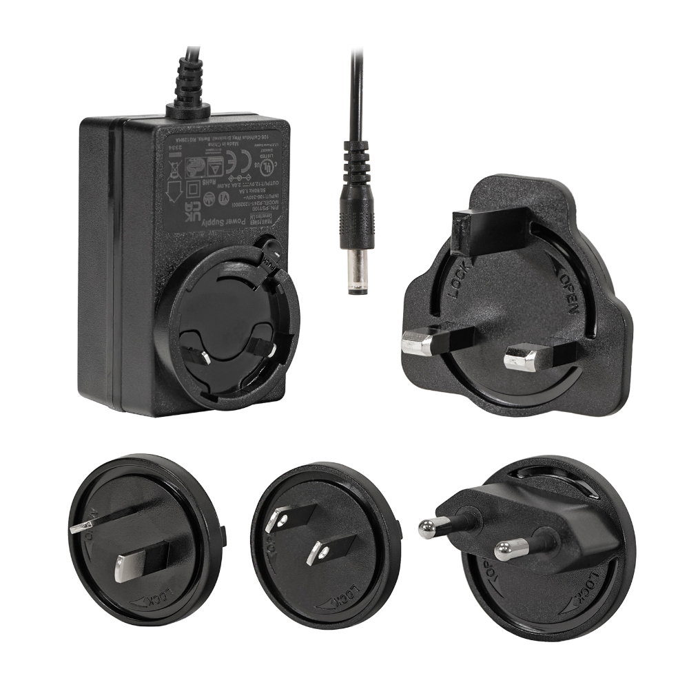 Transcension Universal 12V DC 2A Power Supply (UK, EU, US, AU) Transcension Universal 12V DC 2A Power Supply (UK, EU, US, AU)