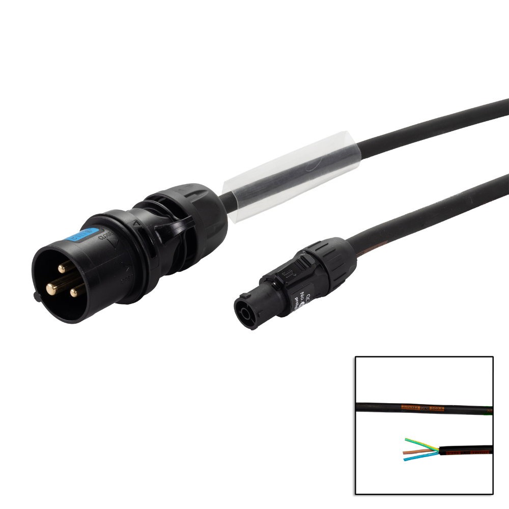 Elumen8 2m 16A IP44 Male – PowerTwist TR1 IP65 – 2.5mm H07RN-F Elumen8 2m 16A IP44 Male - PowerTwist TR1 IP65 - 2.5mm H07RN-F