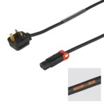 Elumen8 3m 1mm H07RN-F 13A Male - C13 IEC Lock Cable
