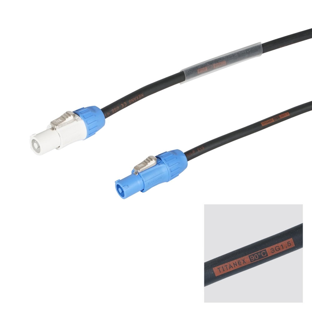 Elumen8 5m PowerTwist Cable – 1.5mm H07RN-F Elumen8 5m PowerTwist Cable - 1.5mm H07RN-F
