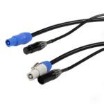Elumen8 2m Combi 2.5mm Seetronic PowerTwist / 5-Pin DMX Cable