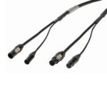 Elumen8 1m Combi 2.5mm Neutrik powerCON TRUE1 / 5-Pin DMX Cable