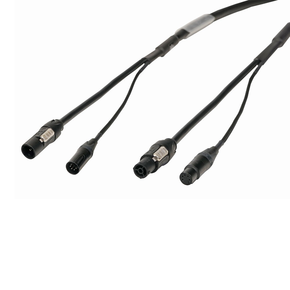 Elumen8 1m Combi 2.5mm Neutrik powerCON TRUE1 / 5-Pin DMX Cable Elumen8 1m Combi 2.5mm Neutrik powerCON TRUE1 / 5-Pin DMX Cable