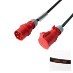 Elumen8 5m Red 32A Male - 32A Female 3PH 6mm 5C Cable