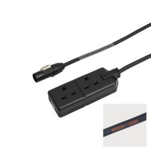 Elumen8 0.5m TRUE1 to 13A 2 Gang Cable
