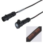 Elumen8 1m 2.5mm 16A Male - 16A Female Cable, Mennekes