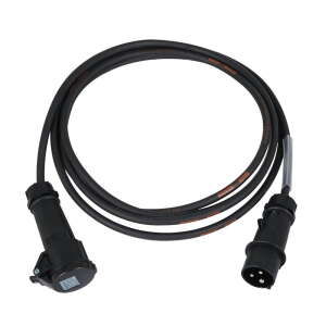 Elumen8 1m 2.5mm 16A Male - 16A Female Cable, Mennekes