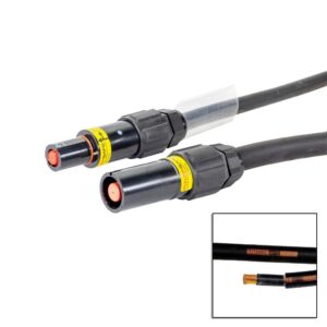 Elumen8 5m 240mm Powerlock Male Source - Female Drain L2 Black
