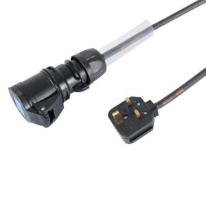 Elumen8 1m 1.5mm 13A UK Plug - 16A Female Cable