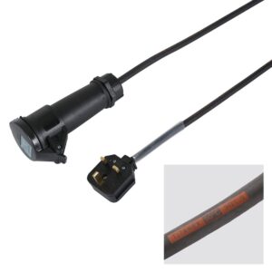 Elumen8 1m 1.5mm 13A Plug - 16A Female Mennekes Cable