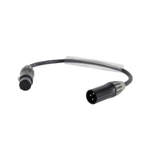 Elumen8 DMX Adaptor 3-Pin Male XLR to 5-Pin Female XLR