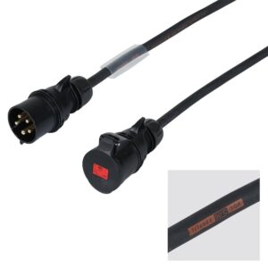 Elumen8 20m 32A Male - 32A Female 3PH 6mm 5C Cable
