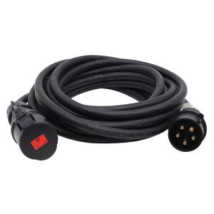 Elumen8 20m 32A Male - 32A Female 3PH 6mm 5C Cable