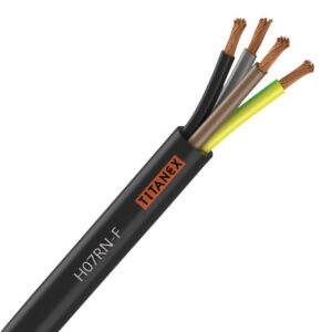 Titanex H07RN-F 2.5mm 4 Core Rubber Cable 100m