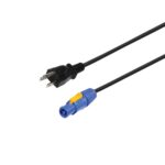 Elumen8 Grounded USA Plug to Neutrik powerCON NAC3FCA 1m