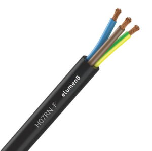 Elumen8 H07RN-F 2.5mm 3 Core Rubber Cable 100m