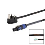 Elumen8 5m 1.5mm 15A Male - powerCON Adaptor Cable