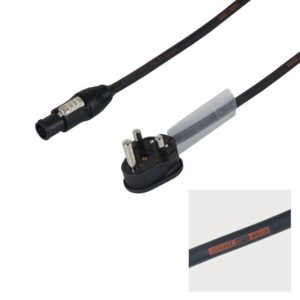 Elumen8 0.35m 1.5mm 15A Male - powerCON TRUE1-TOP Adaptor Cable