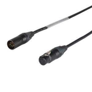 Elumen8 5m 5-Pin Neutrik Male XLR - 5-Pin Female XLR DMX Cable