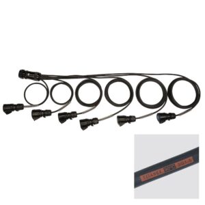 Elumen8 Socapex 19-Pin Male - 16A Female 1.5mm Staggered Fan-Out Cable
