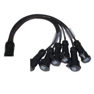 Elumen8 Socapex 19-Pin Male - 16A Mennekes Female 2.5mm Fan-Out Cable