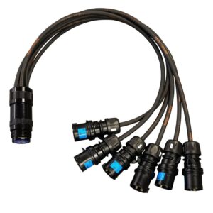 Elumen8 16A Male - Socapex 19-Pin Female 2.5mm Fan-In Cable