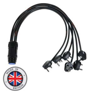 Elumen8 15A Male - Socapex 19-Pin Female 1.5mm Fan-In Cable