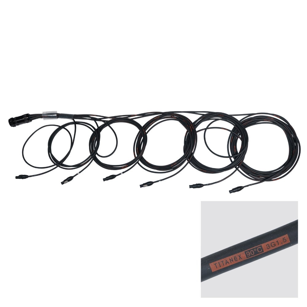 Elumen8 Socapex 19-Pin Male - powerCON TRUE1 1.5mm 2m Staggered Fan-Out Cable Elumen8 Socapex 19-Pin Male - powerCON TRUE1 1.5mm 2m Staggered Fan-Out Cable