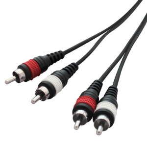 W Audio 1.5m 2 x Phono – 2 x Phono Cable