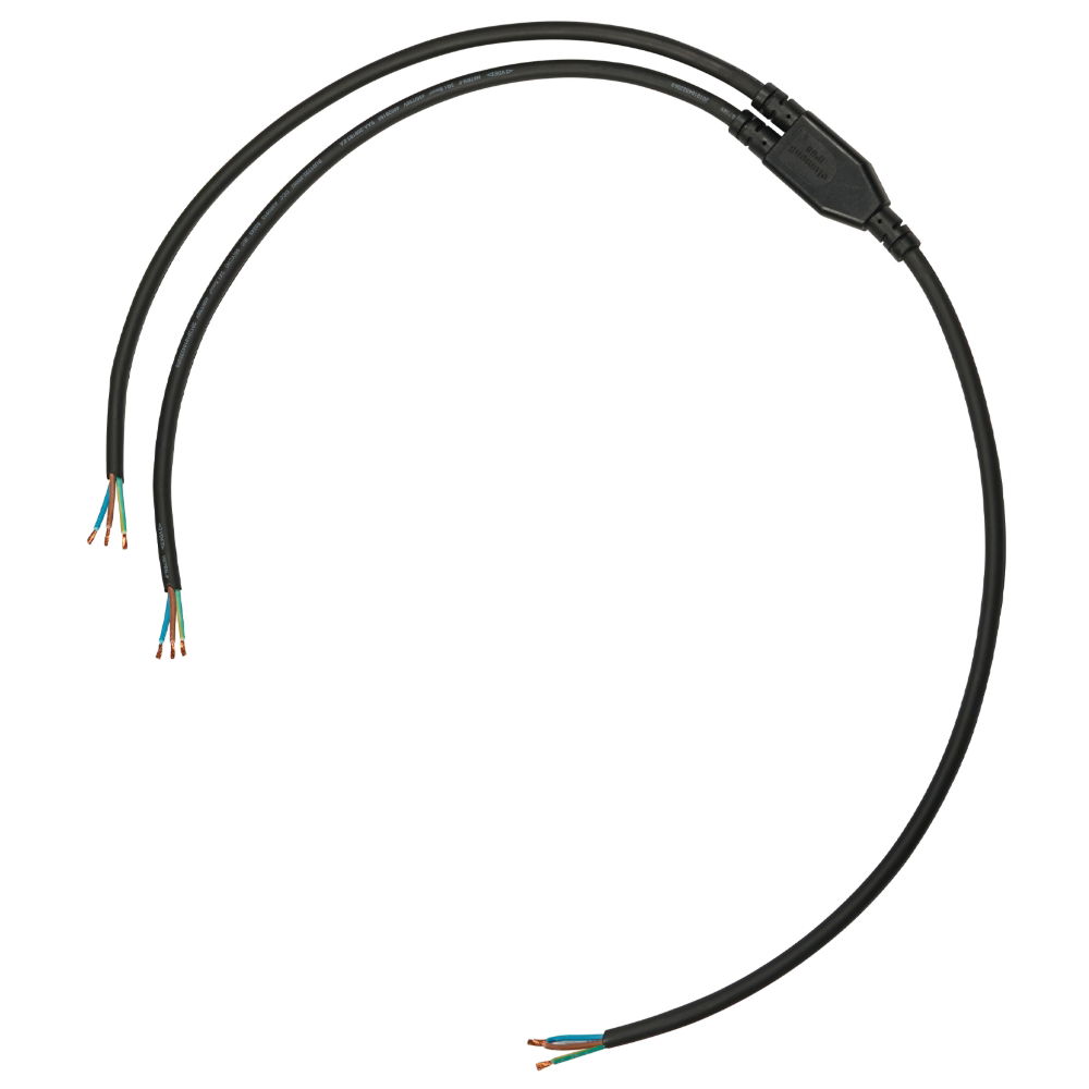 Elumen8 Moulded Y Split, 2 Way 0.5m Tails – 1.5mm Bare Ends Elumen8 Moulded Y Split, 2 Way 0.5m Tails - 1.5mm Bare Ends